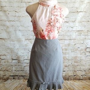 ▪Dressbarn▪Mini Houndstooth Pencil Skirt